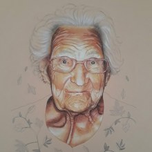 Mi Proyecto del curso: Ilustración con pastel y lápices de colores. Ilustração tradicional e Ilustração de retrato projeto de nkurtoa - 15.05.2020