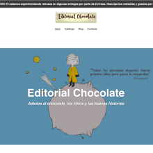Editorial Chocolate. Un proyecto de Escritura y e-commerce de Editorial Chocolate - 25.04.2020