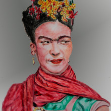 Frida. Un proyecto de Pintura a la acuarela de Zaida Olvera - 18.05.2020