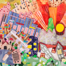 Story Illustration with Paper: Bogotá, the city where everything happens.. Arts, and Crafts project by German Murillo - 05.18.2020