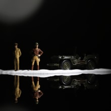 Militares en salar. Un proyecto de Fotografía de Mateo Borrero - 18.05.2020
