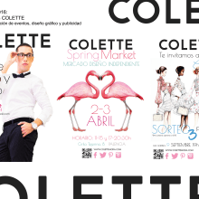 Organización de Eventos, Diseño gráfico y Publicidad para boutique Colette. Un proyecto de Diseño gráfico, Comunicación y Composición fotográfica de Maria E. Ayuso Jiménez - 18.05.2015