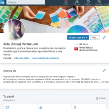 Mi Proyecto del curso: LinkedIn: construye tu marca personal . Marketing, and Social Media project by Aida Moya - 05.22.2020
