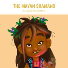 The Mayan Shamans. Design de personagens, Concept Art e Ilustração infantil projeto de Rocio Redoli - 22.05.2020
