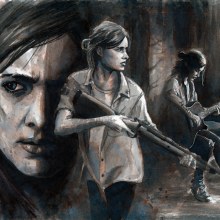 Last of Us II. Ilustração tradicional projeto de Jose González Ruiz - 19.05.2020