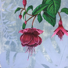 Mi Proyecto del curso: Pintura botánica con acrílico. Un proyecto de Pintura acrílica de Romina Rentera Díaz - 23.05.2020