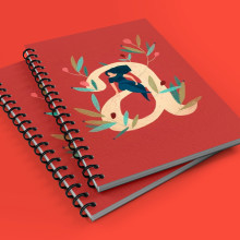 "A" Notebook. Un proyecto de Ilustración tradicional y Diseño editorial de heymoonstudio - 25.05.2020