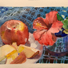 Painting an outdoor Still Life - Watercolor Demo. Fine Arts, Painting, and Watercolor Painting project by Gabriel Ramos - 05.24.2020