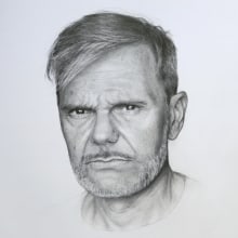 My project in Realistic Portrait with Graphite Pencil course. Un proyecto de Dibujo a lápiz, Dibujo de Retrato y Dibujo realista de Duboscq Frédérique - 26.05.2020