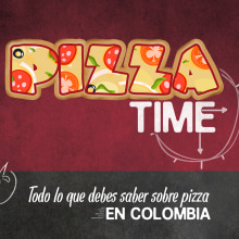 Pizza Time . Design, Information Design, T, pograph & Infographics project by Juan Camilo Barón Robayo - 05.27.2016
