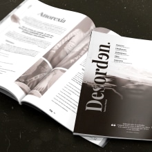 Editorial - "Desorden" revista de trastornos mentales . Un proyecto de Ilustración tradicional, Diseño editorial, Diseño gráfico, Tipografía y Diseño tipográfico de Gaston Meza - 29.05.2020