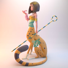 cleopatra. Un proyecto de Modelado 3D de Mario Lopez - 29.05.2020
