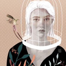 Mi Proyecto del curso: Retrato con lápiz, técnicas de color y Photoshop. Un proyecto de Ilustración tradicional de Olivia Fregoso - 15.03.2020