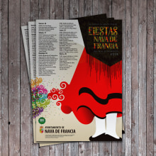 Cartel Fiestas Nava de Francia 2019. Graphic Design, and Poster Design project by Juan José Díaz Len - 05.31.2020