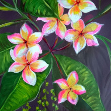 My project in Botanical Painting with Lucila Dominguez. Un proyecto de Pintura acrílica de valhenne - 01.06.2020