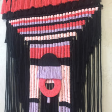 Mi Proyecto del curso: Introducción al macramé: Sonia Tapestry. Artesanato, Decoração de interiores, e Macramê projeto de Fernanda Sternieri - 04.06.2020