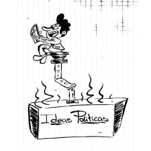 Ideas Politicas. Comic, and Drawing project by Lucas Lisandro Cuenca - 06.06.2020