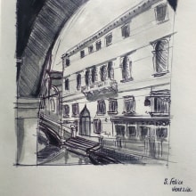 Venice. Un projet de Illustration traditionnelle de Alessandra Cesarato - 07.06.2020