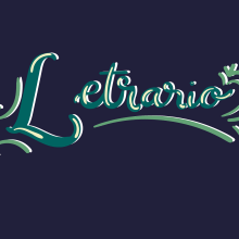 Letrario, rótulos manuales.. Un proyecto de Lettering, Lettering digital, H y lettering de Lizbeth Vázquez Cruz - 10.06.2020
