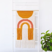 Tapiz Noon. Un proyecto de Diseño, Ilustración textil, Decoración de interiores y Tejido de Flor Samoilenco - 01.02.2020