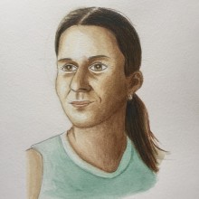 Mi Proyecto del curso: Cuaderno de retratos en acuarela. Un proyecto de Pintura a la acuarela y Dibujo de Retrato de Esteban Boza - 10.06.2020