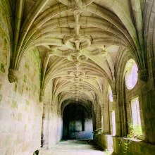 Mosteiro Galiza. Fotografia com celular, e Fotografia arquitetônica projeto de Alexandra Valledor - 01.09.2019