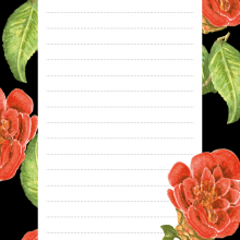 My project in Botanical Illustration with Watercolors course - Camellia Japonica. Un proyecto de Pintura a la acuarela de Chelsea Avery - 06.06.2020