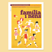 Família i nens. Traditional illustration, Character Design, Editorial Design, Comic, and Children's Illustration project by Jimi Macías - 06.11.2020