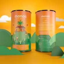 Monos - Café Nativo. Un progetto di Illustrazione tradizionale, Br, ing, Br, identit, Graphic design e Packaging di William Ibañez Ararat - 13.06.2020