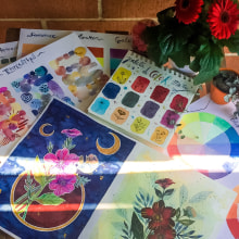 Mi Proyecto del curso: Creación de paletas de color con acuarela. Un proyecto de Ilustración tradicional e Ilustración botánica de María Fernández - 14.06.2020