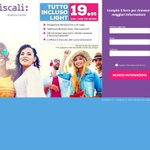 Tiscali - Emails / Landing Pages. Un proyecto de Diseño Web de francesca mantellato - 15.06.2020