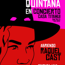 [ CARTEL ] Vivir Quintana Saltillo México 2020. Un proyecto de Diseño de carteles de Demian Abrayas - 10.09.2019