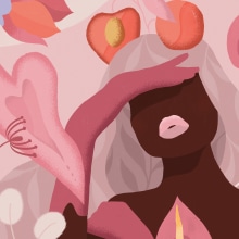 Pink paradise. Un proyecto de Ilustración tradicional e Ilustración digital de Tatiana Montero - 17.06.2020