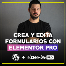 Crea y edita formularios con Elementor PRO. Un proyecto de Diseño Web y Desarrollo Web de Sebastian Echeverri Jaramillo - 18.06.2020
