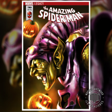 The Amazing Spiderman - Variant Cover Green Goblin . Realistic Drawing, and Artistic Drawing project by Mariano Mattos - 06.22.2020