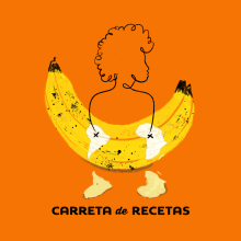 Portada - Carreta de Recetas Podcast. Un proyecto de Ilustración e Ilustración digital de Diego Andrés Corzo Rueda - 23.06.2020