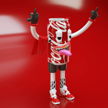 "Bad Coca Cola". Un proyecto de 3D y Diseño 3D de Charles Ortiz Hurtado - 23.06.2020