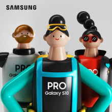 Samsung PRO. Un projet de 3D, Direction artistique , et Conception de personnages 3D de Altea Llorodri - 28.08.2019