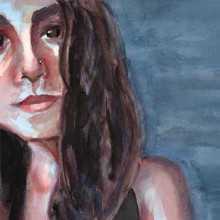 My project in Artistic Portrait with Watercolors course. Un proyecto de Pintura a la acuarela y Dibujo de Retrato de Chelsea Avery - 27.06.2020