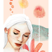 Wildflowers. Un proyecto de Ilustración tradicional, Dibujo, Ilustración digital y Pintura a la acuarela de Sara Bertoldi - 28.06.2020