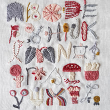 My humble version of the creative alphabet. Embroider project by hankidoriday - 06.30.2020