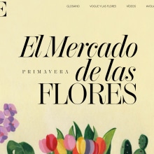 Mercado de las Flores Vogue 2020. Design, Acr, and lic Painting project by Marina Benito - 05.30.2020