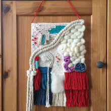 Mi Proyecto del curso: Creación de tapices bordados. Embroider, and Fiber Arts project by Eugenie Pikhalo - 07.01.2020