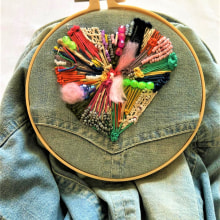 Mi campera . Embroider project by Mayra Bevegni - 07.02.2020