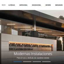 Círculo Mercantil e Industrial de Sevilla. Web Design, e Desenvolvimento Web projeto de Javier Daza Delgado - 15.01.2016
