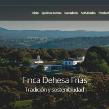 Finca dehesa frías web. Web Design, and Web Development project by Javier Daza Delgado - 11.06.2016