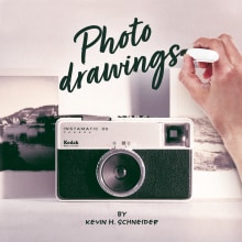 A Series of Photodrawings for Instagram. Fotografia, Direção de arte, Redes sociais, Criatividade, Ilustração digital, Stor, telling, e Desenho artístico projeto de ke.hschneider - 07.07.2020