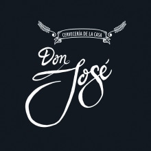 Don José, cerveza artesanal. Een project van  Br, ing en identiteit y Kalligrafie van Daniel Navas Contreras - 07.02.2019