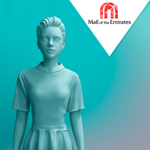Mall of the Emirates . Un proyecto de 3D, Retoque fotográfico, Fotografía de moda, Fotografía de retrato, Modelado 3D, Fotografía de estudio, Diseño de personajes 3D y Fotografía analógica de Plugged Production - 08.07.2020