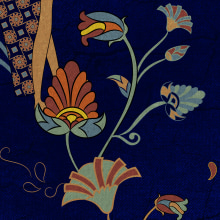 Egyptian Queens - pattern motifs inspired by old world figures.. Un proyecto de Diseño de interiores, Pattern Design, Ilustración vectorial, Diseño de moda e Ilustración textil de Afshan Umar - 12.07.2020